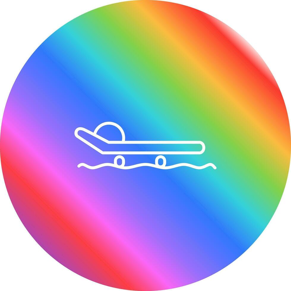 Sled with seat Vector Icon