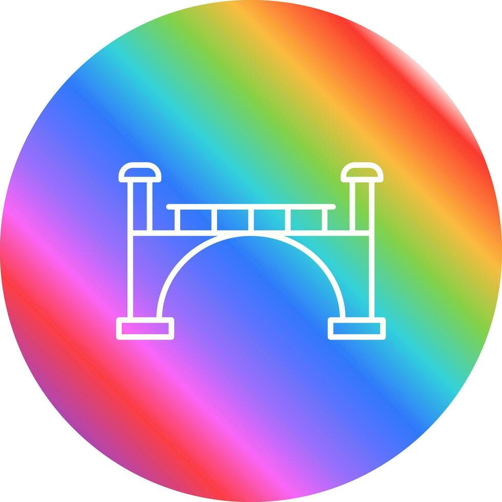 icono de vector de puente