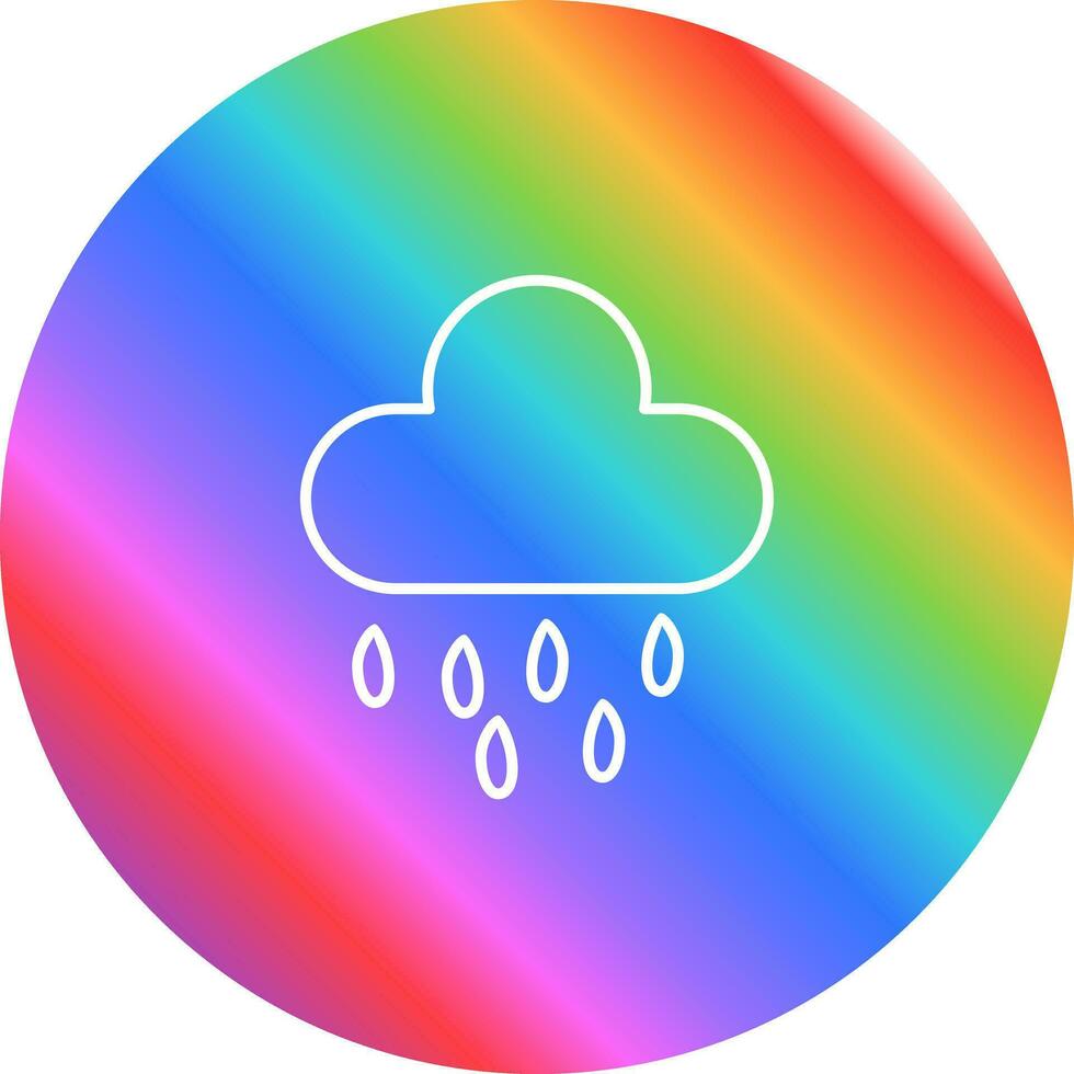 Rain Cloud Vector Icon