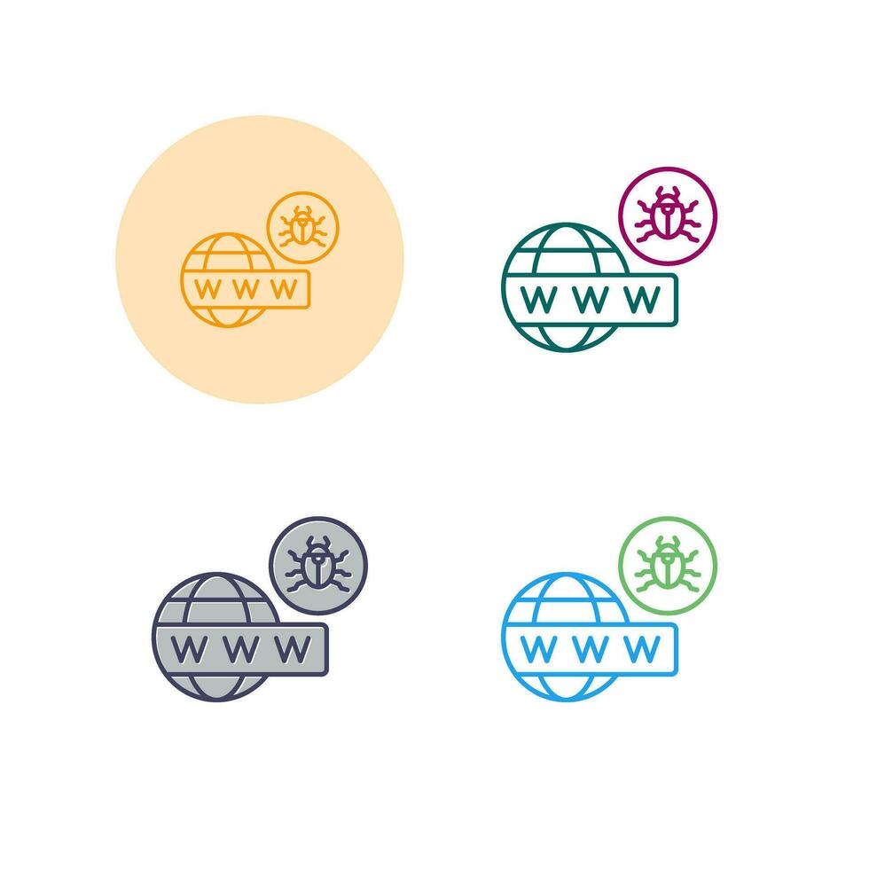 Worldwide Hack Vector Icon
