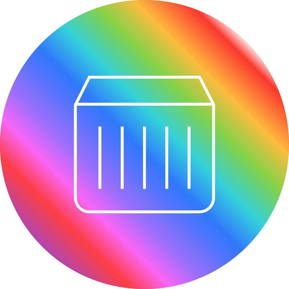 icono de vector de caja de colores