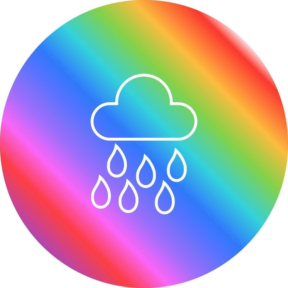 Raining Vector Icon
