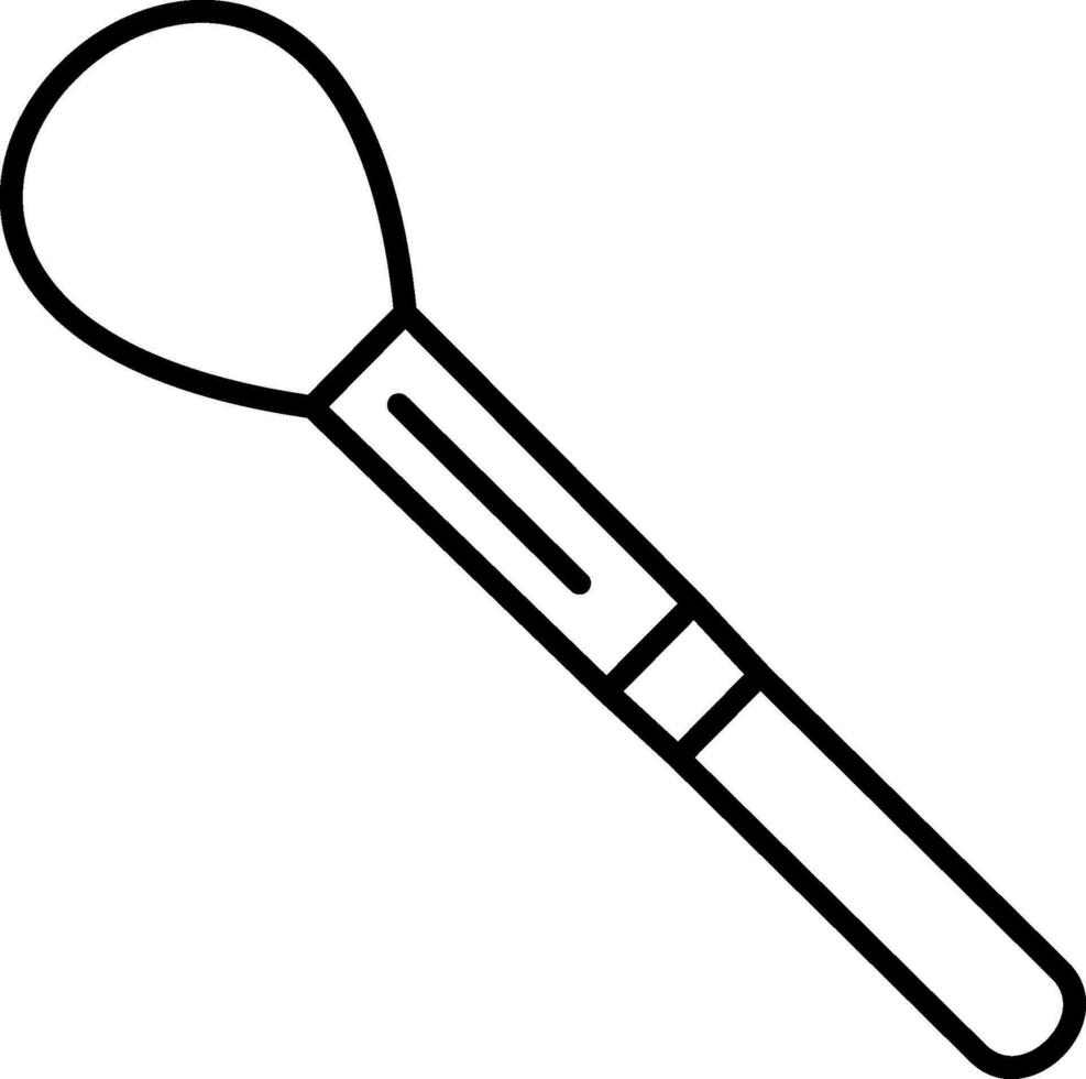 Blushon Brush Vector Icon
