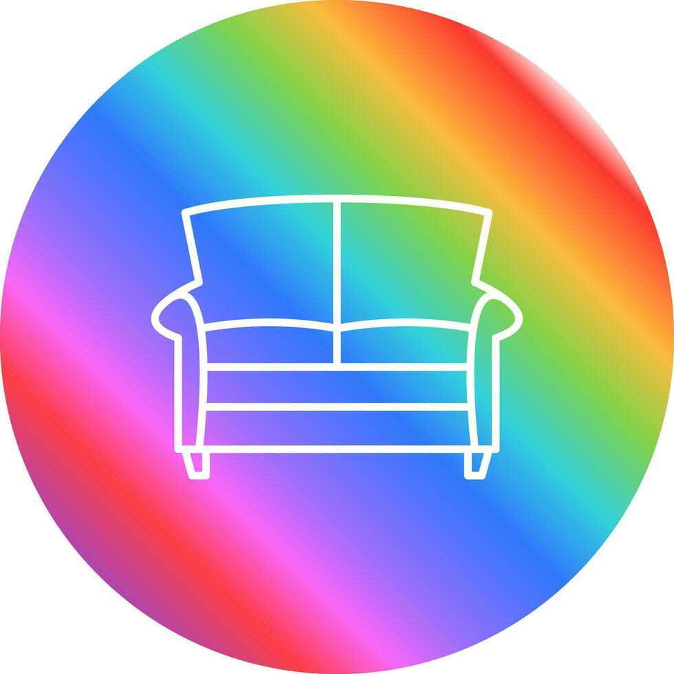 Double Sofa Vector Icon