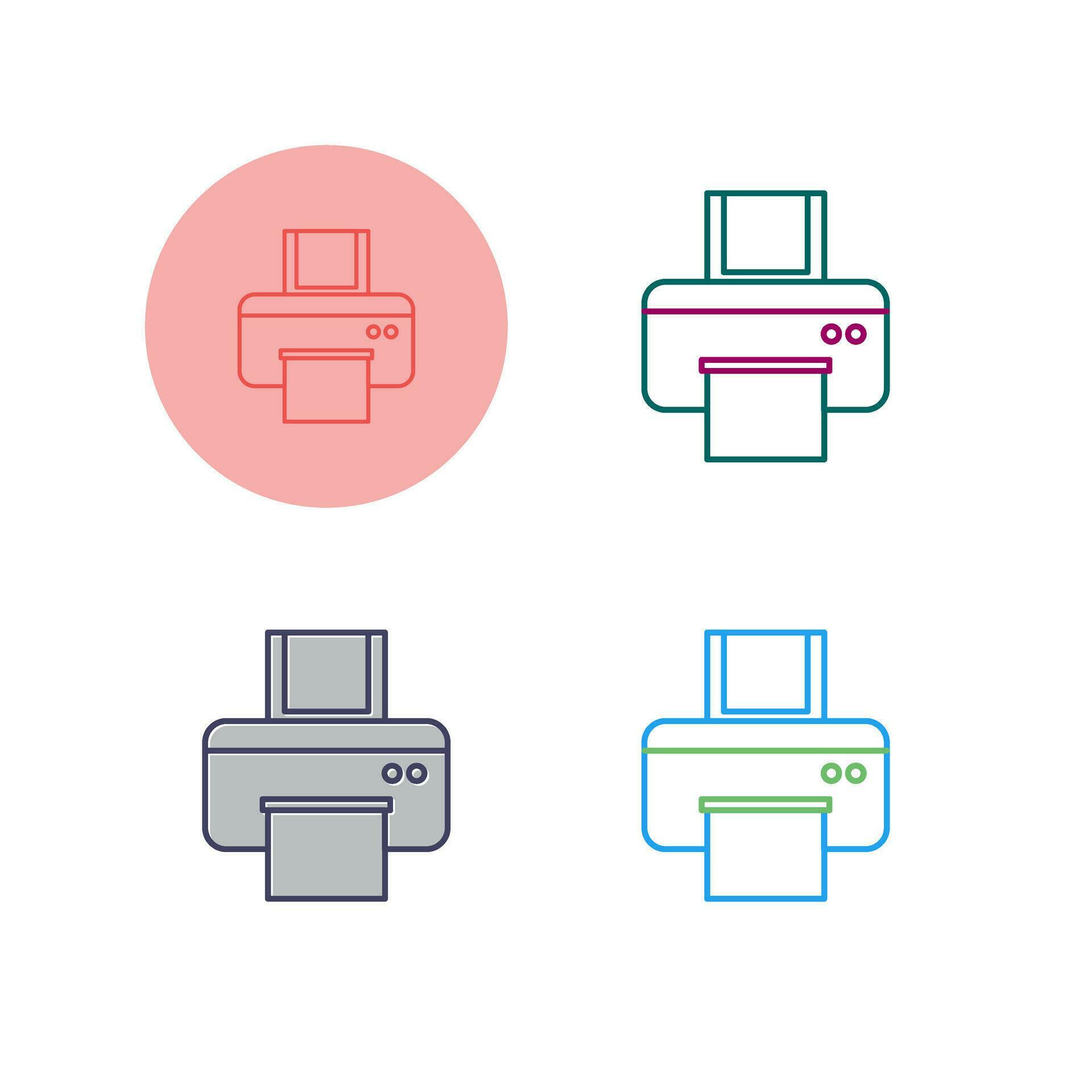 Printer Vector Icon 27024422 Vector Art at Vecteezy
