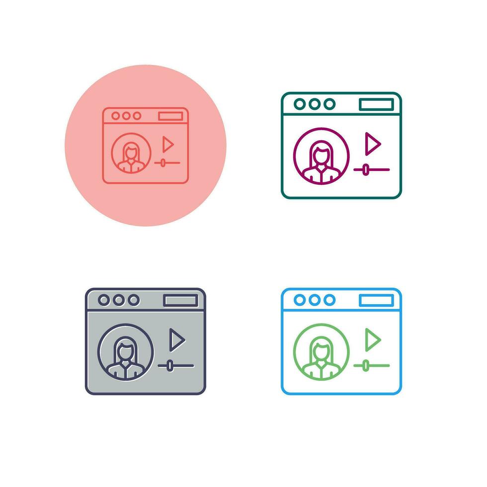 Video Tutorial Vector Icon