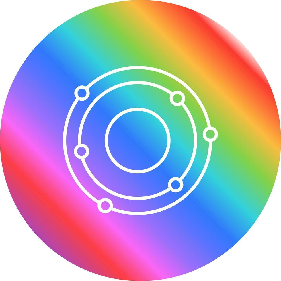 Atomic Structure Vector Icon