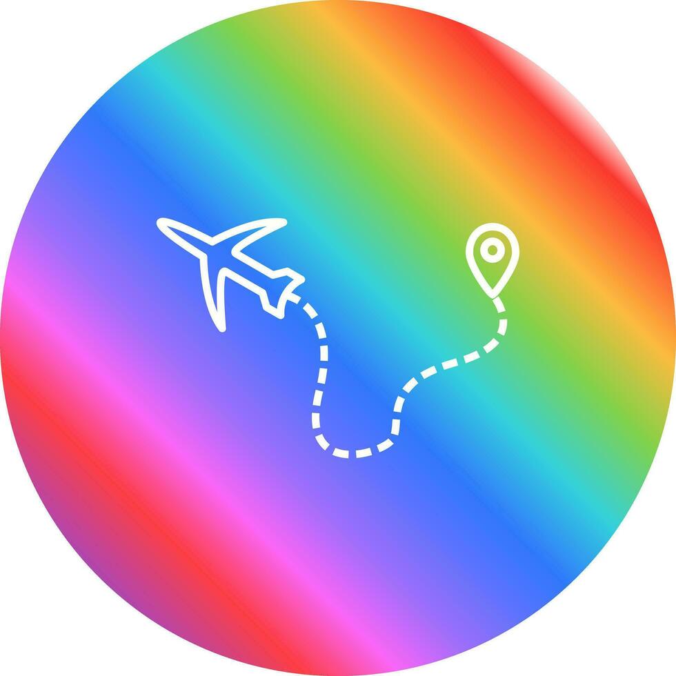 Plane Flying Vector Icon