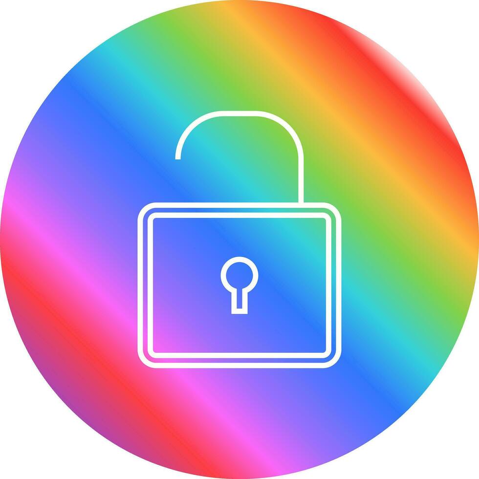 Open Lock Vector Icon Vector Icon