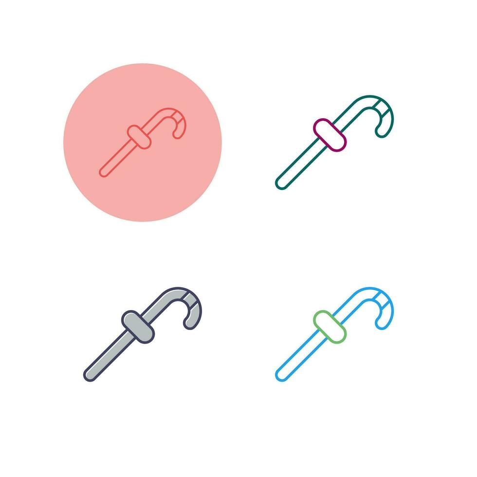 Walking Stick Vector Icon