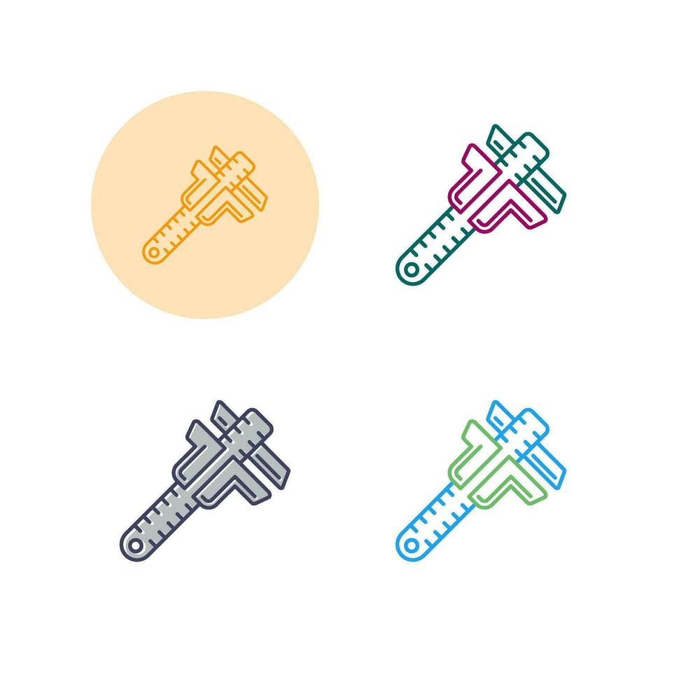 Vernier Caliper Vector Icon