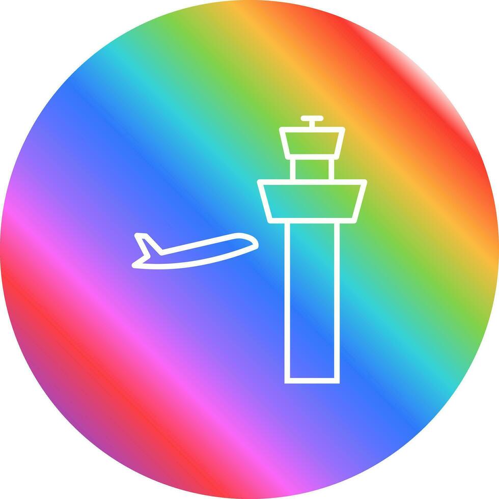 Air Control Tower Vector Icon