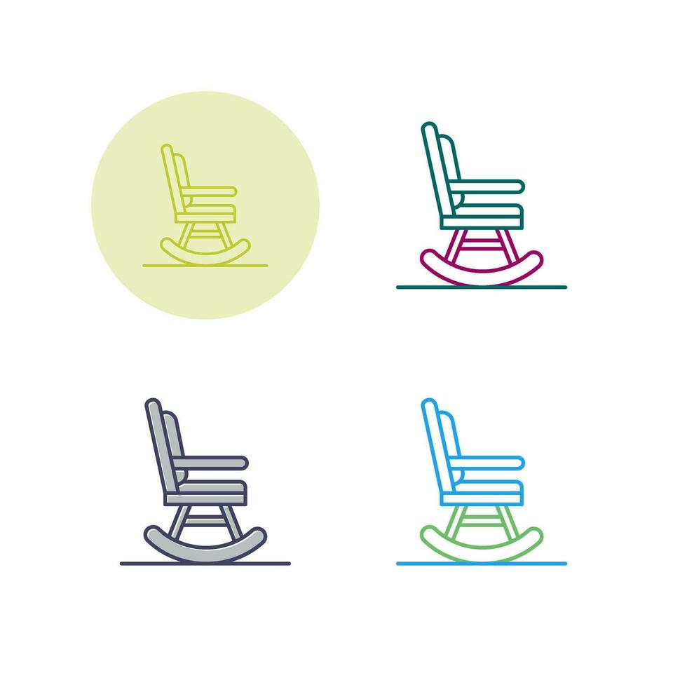 Rocking Chair Vector Icon