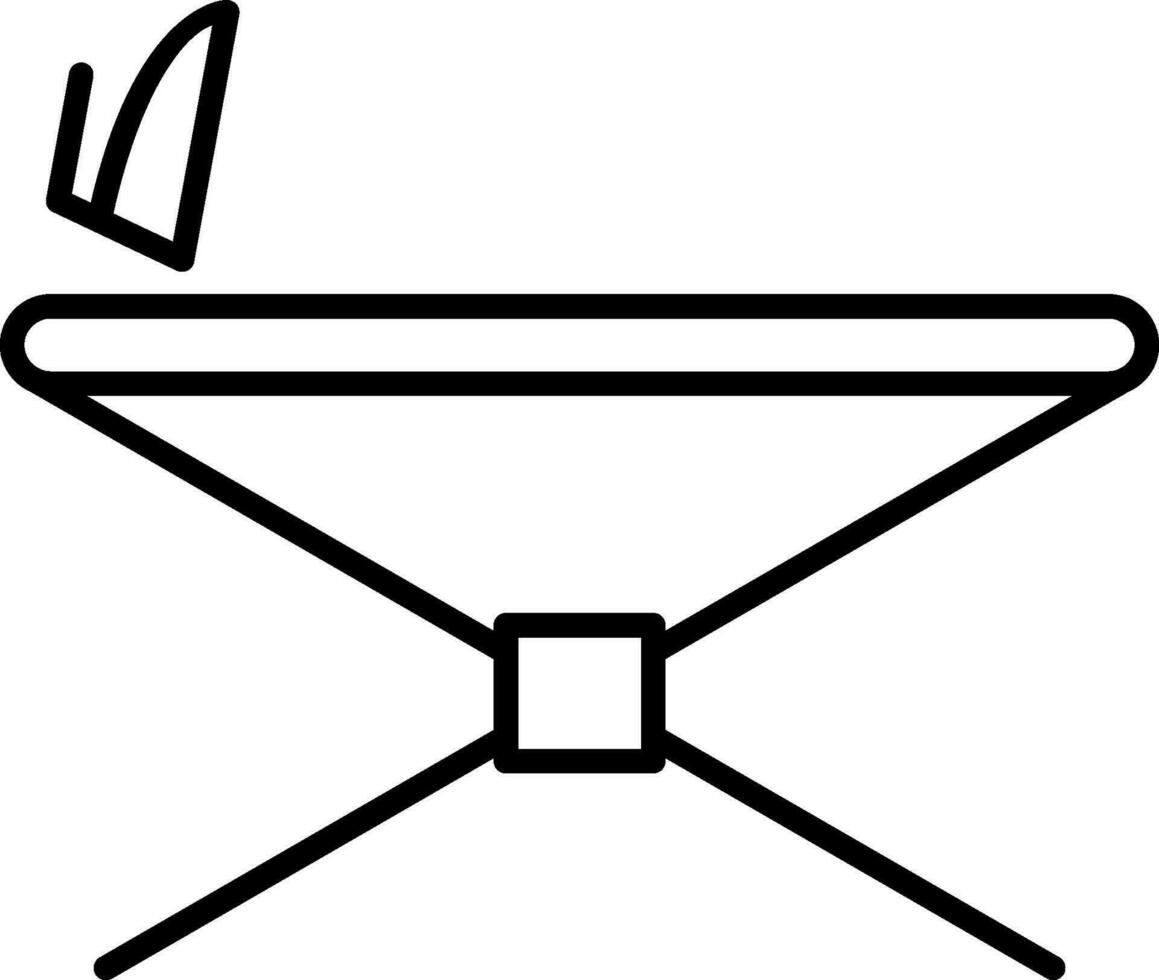 Iron Stand Vector Icon