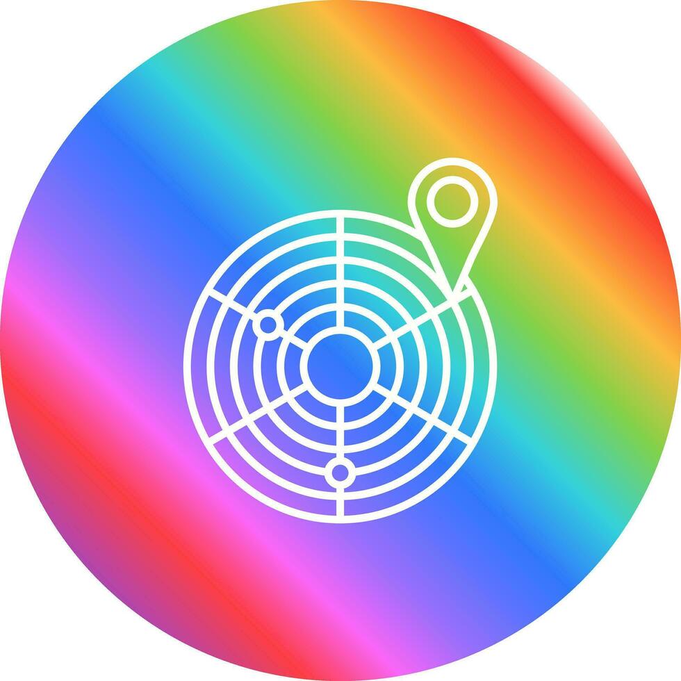 Radar Vector Icon