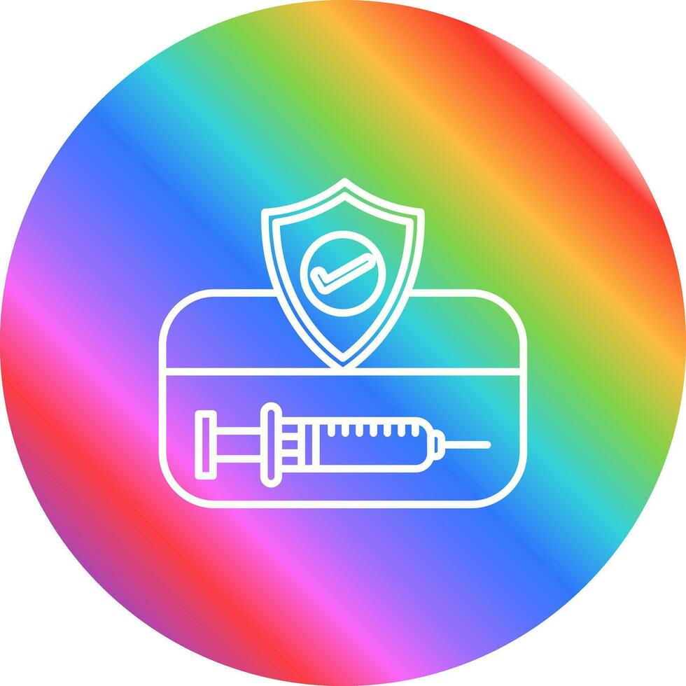 Vaccination Card Vector Icon