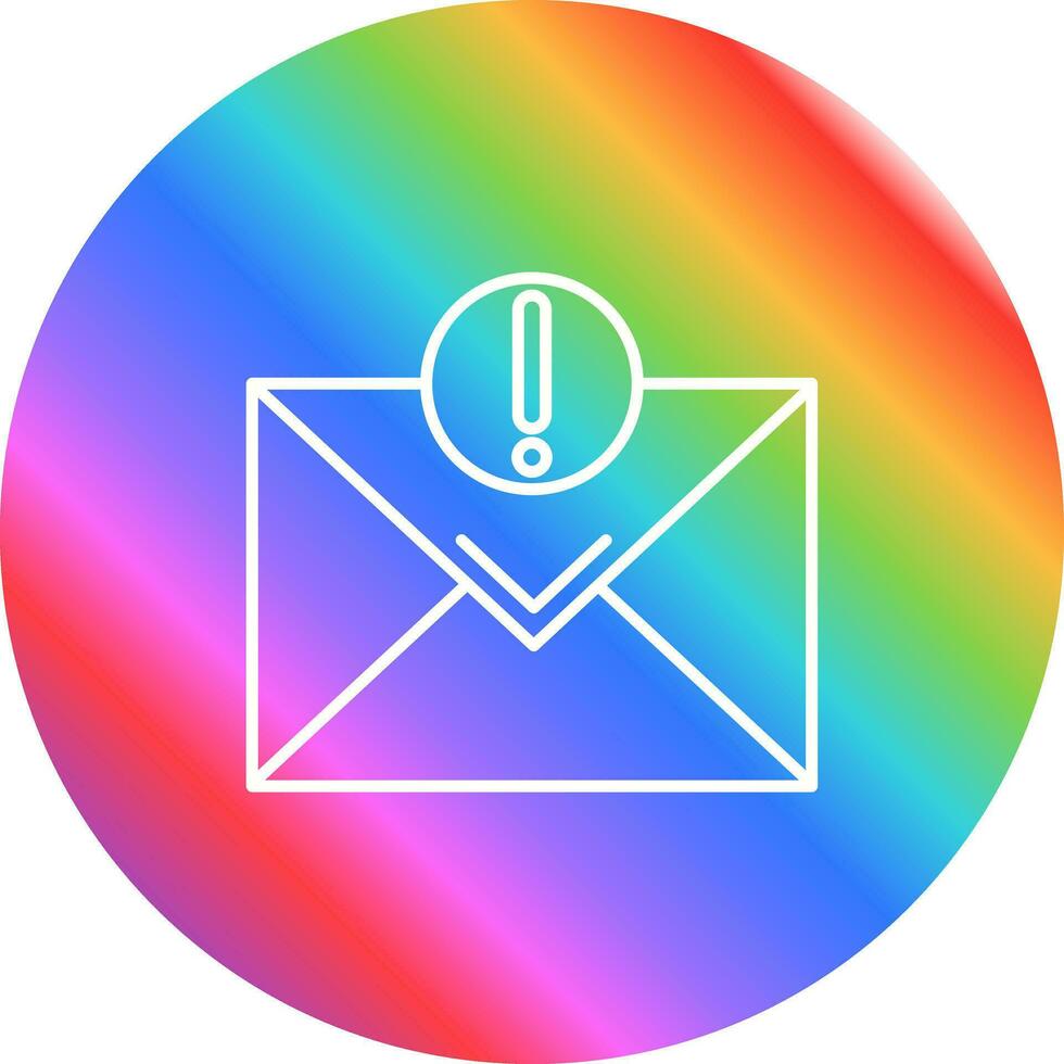 Urgent Mail Vector Icon