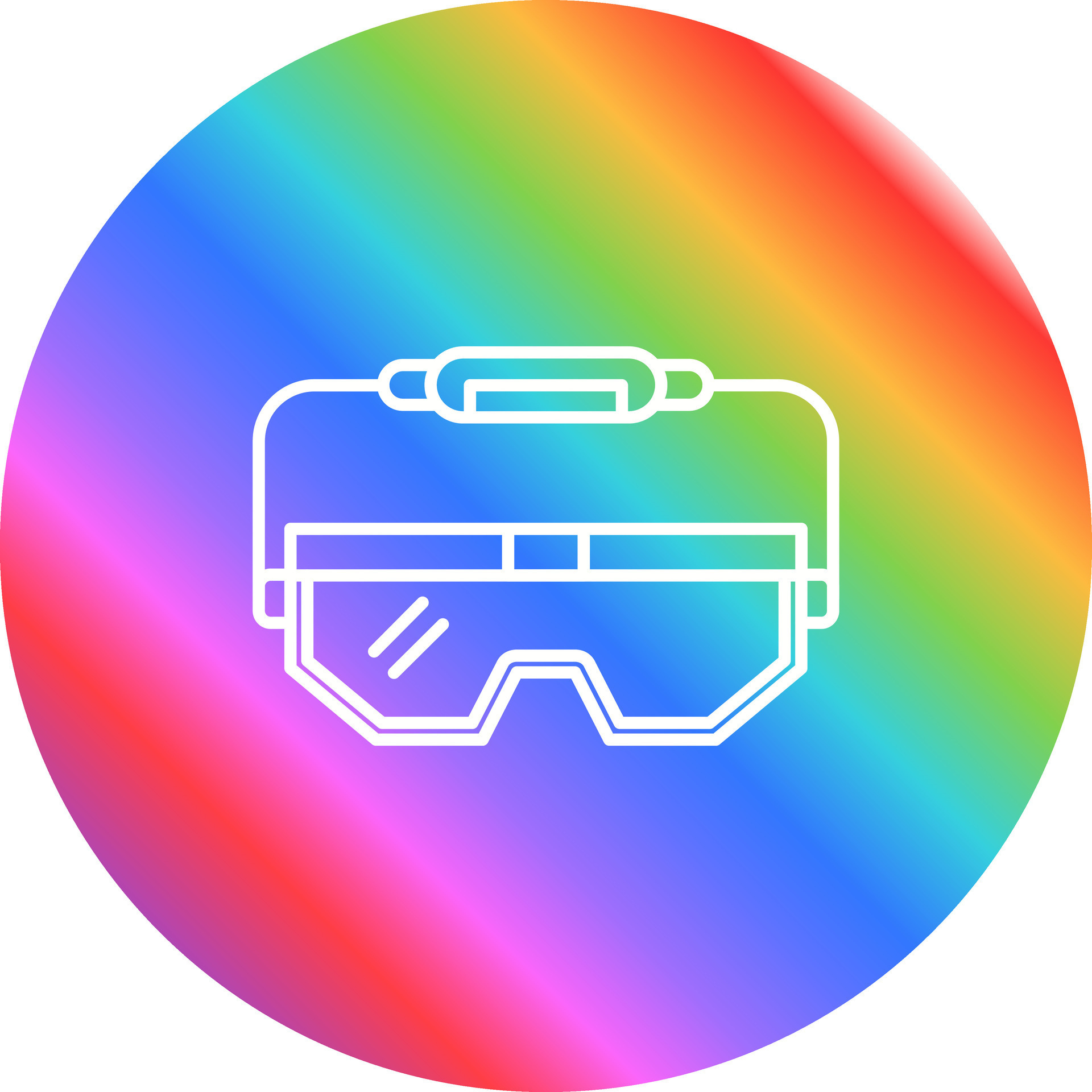 Lab Glasses Vector Icon 27025999 Vector Art at Vecteezy