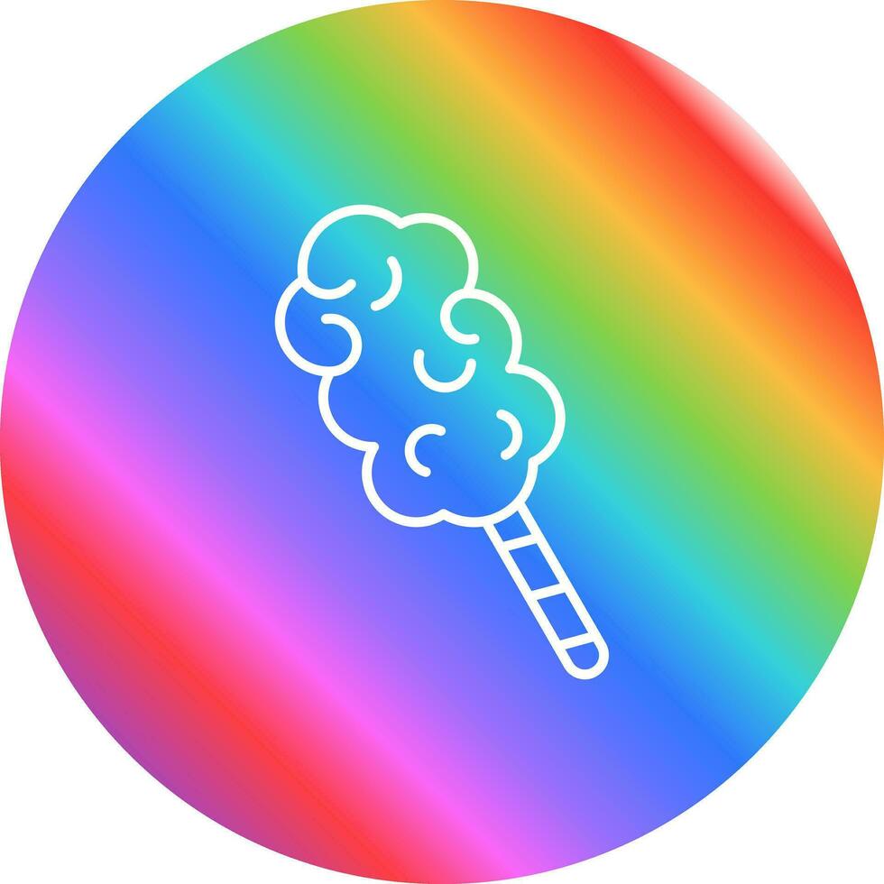 Cotton Candy Vector Icon