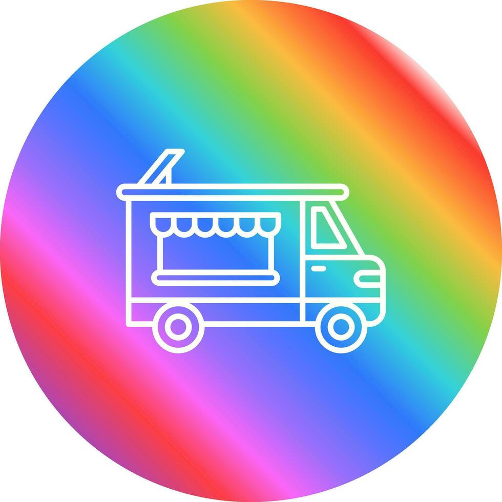 Bakery Truck Vector Icon