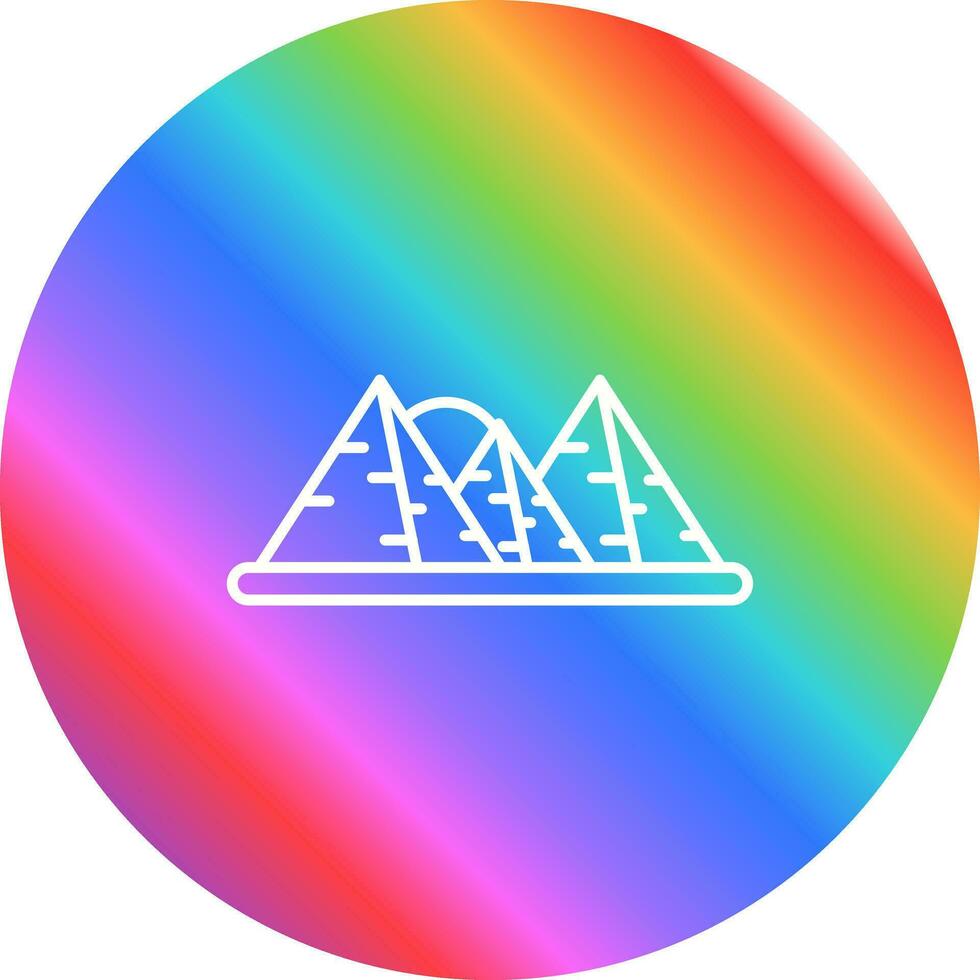 Pyramid Vector Icon