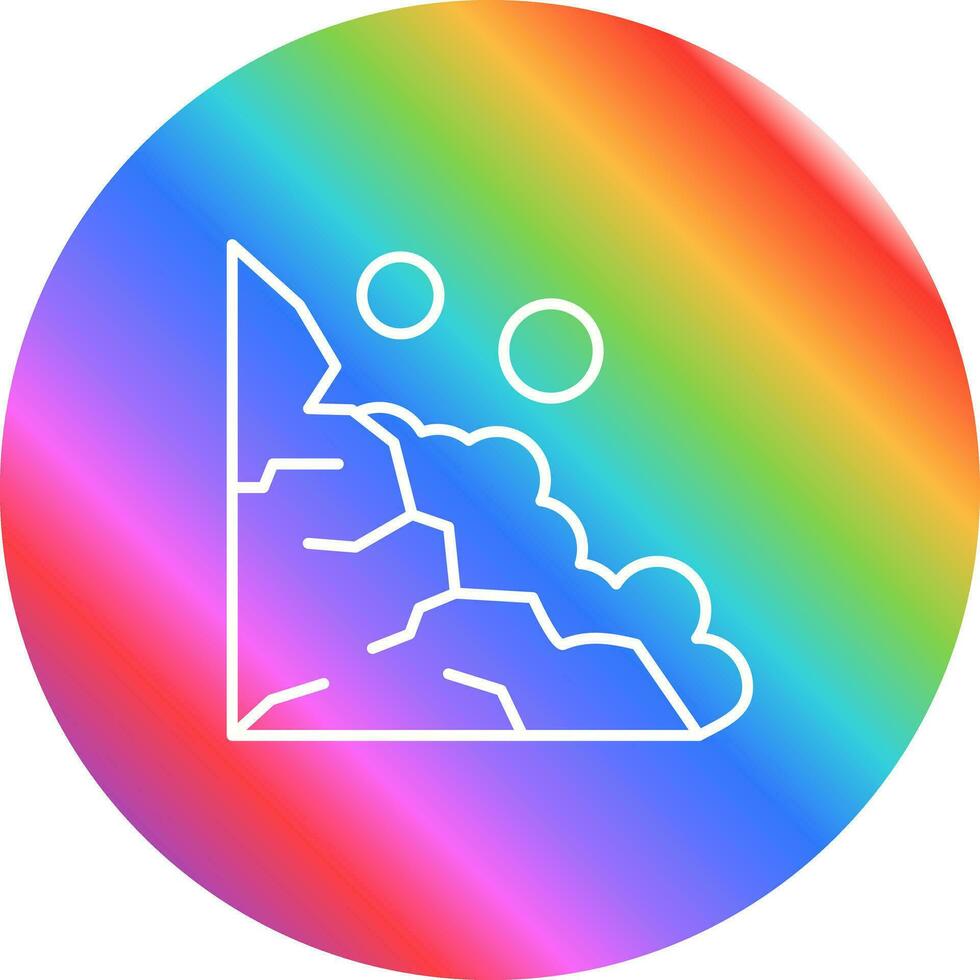 Landslide Vector Icon