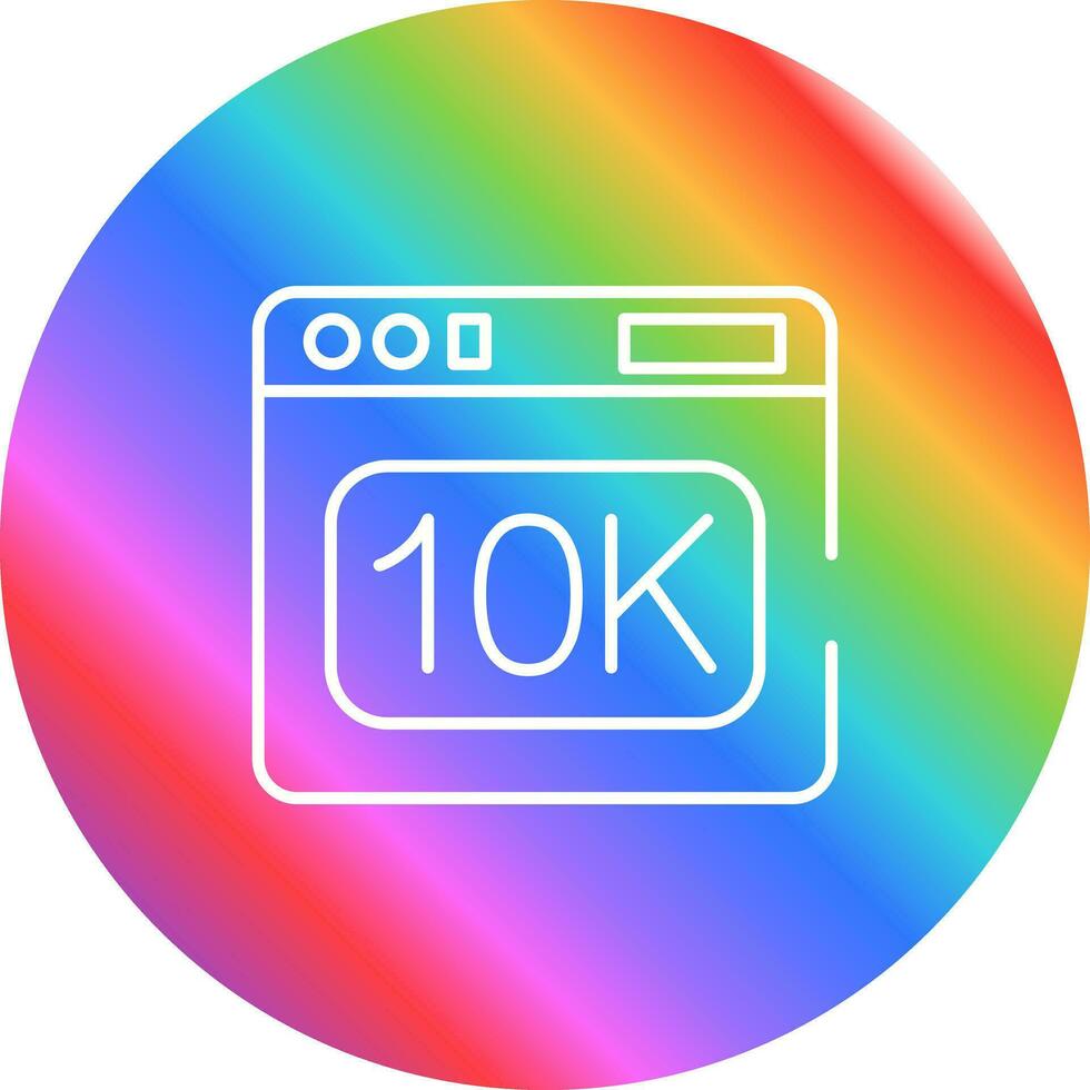 10k Vector Icon