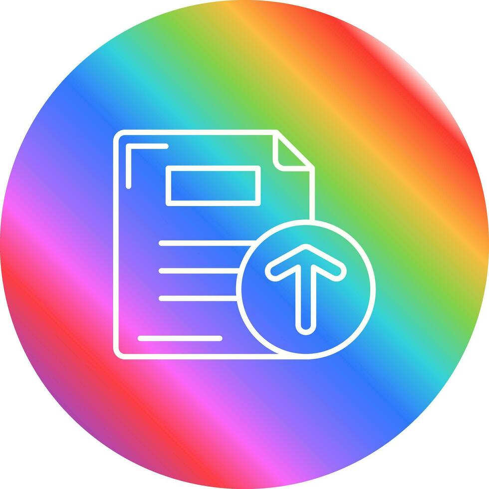 Files Upload Vector Icon