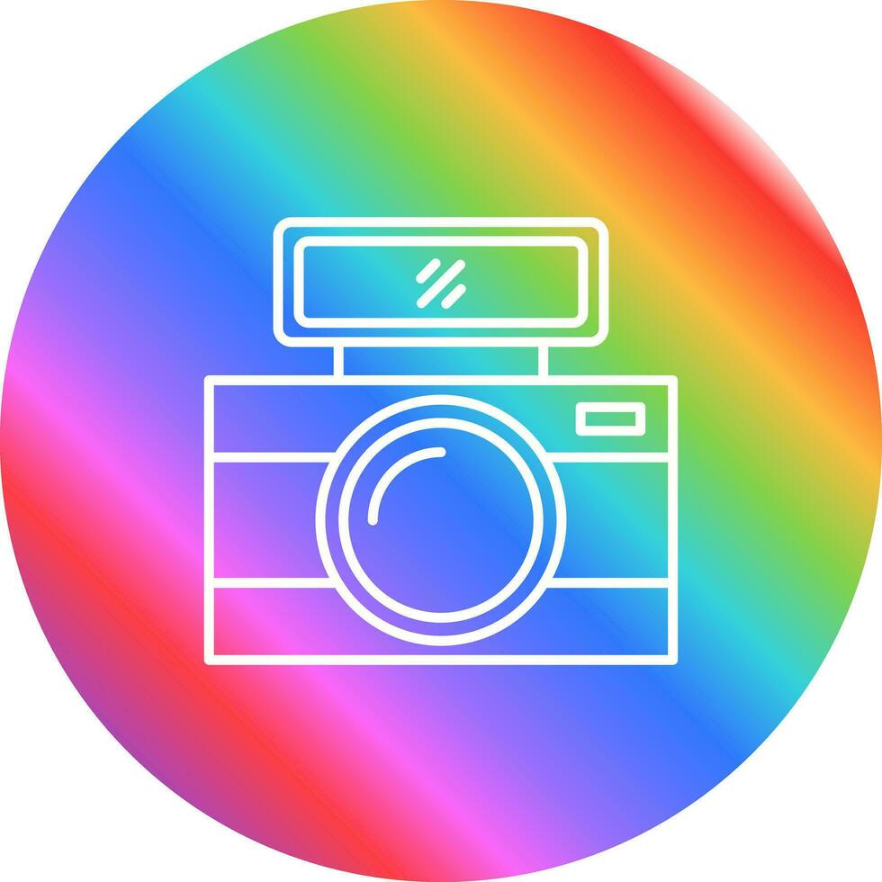 icono de vector de cámara de fotos