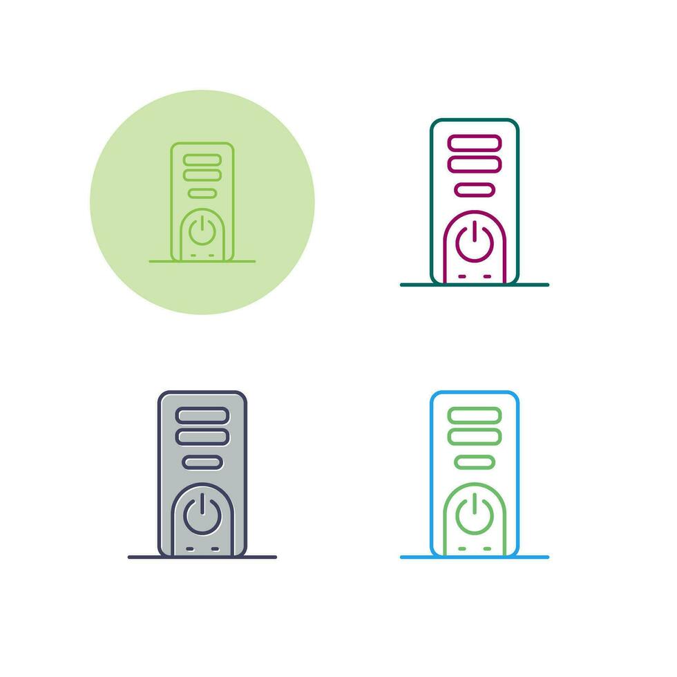 Cpu Tower Vector Icon