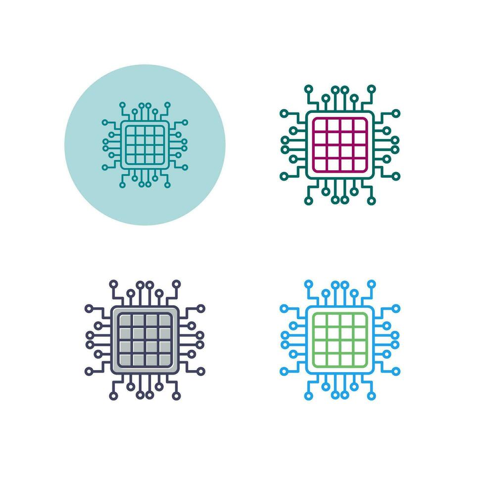 Processor Vector Icon