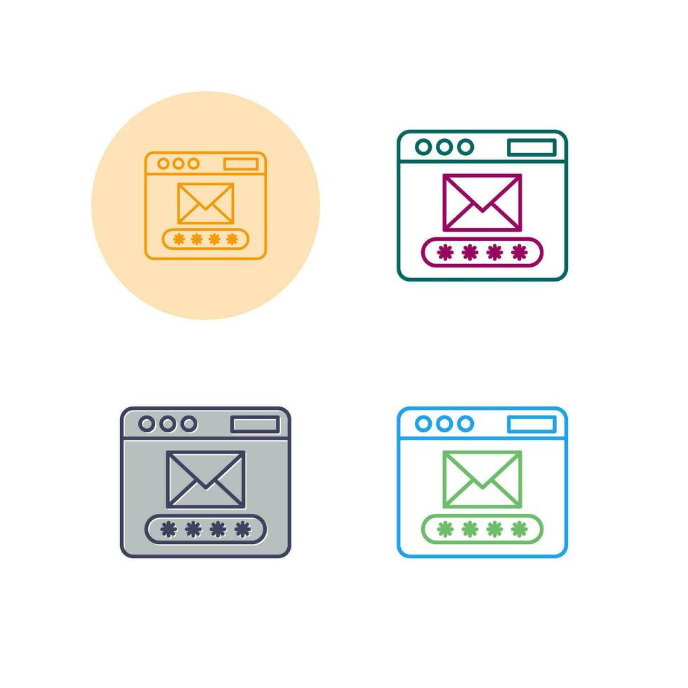 Mail Code Vector Icon
