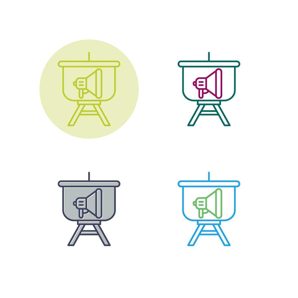 Marketing Presentation Vector Icon