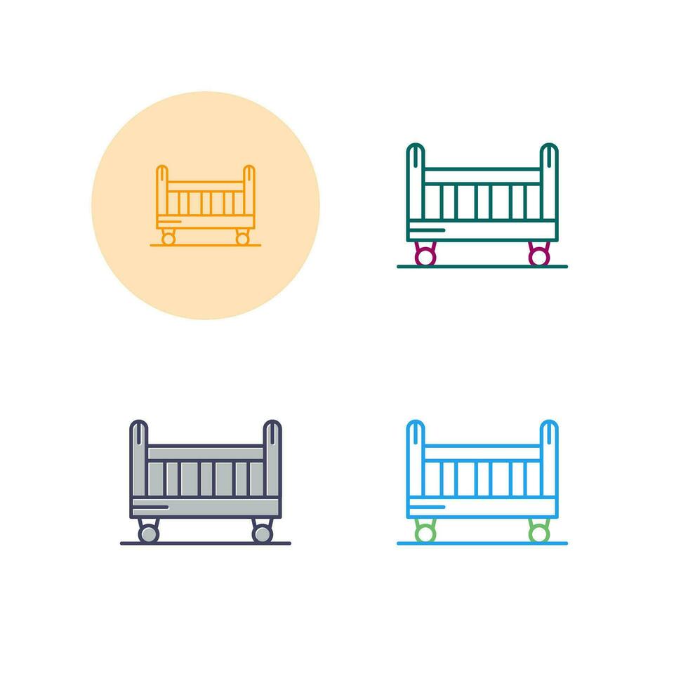 Crib Vector Icon