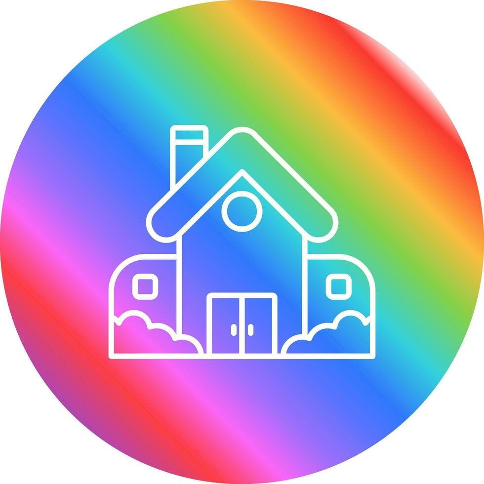 Retirement Home Vector Icon