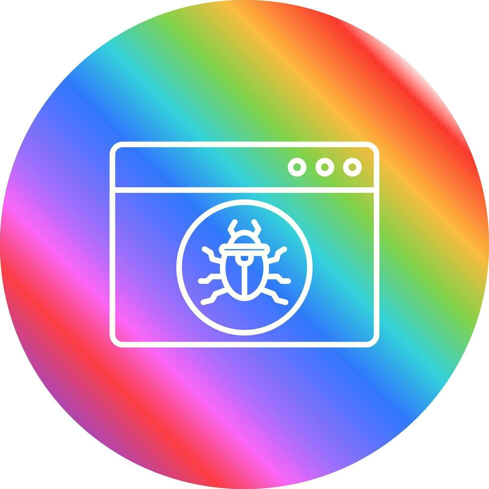 Website Attack Vector Icon