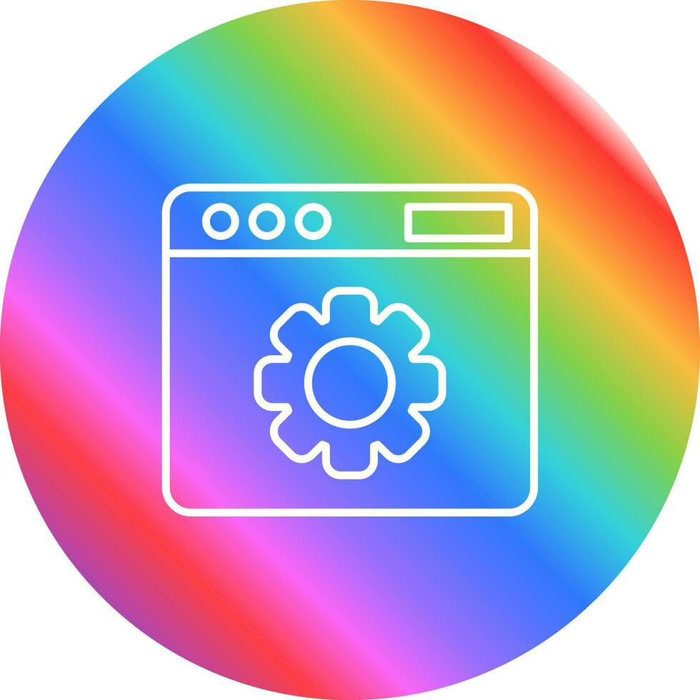 Web Settings Vector Icon