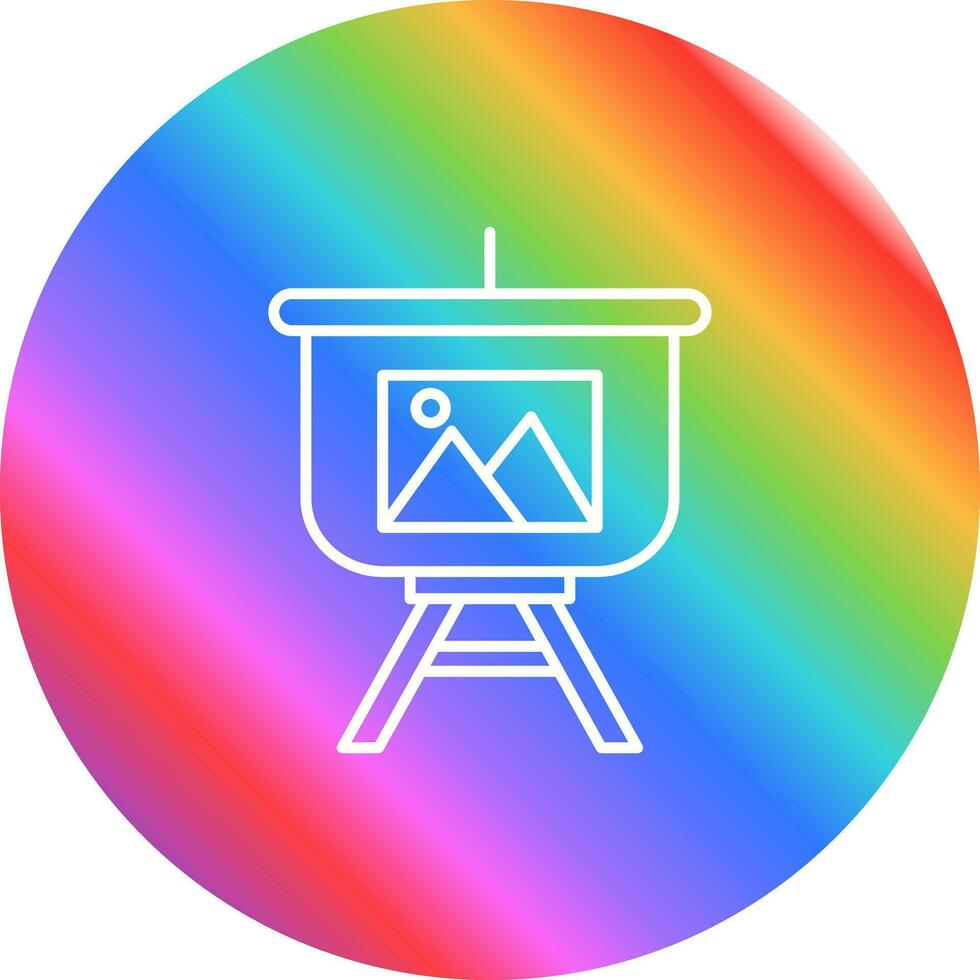 Gallery Presentation Vector Icon
