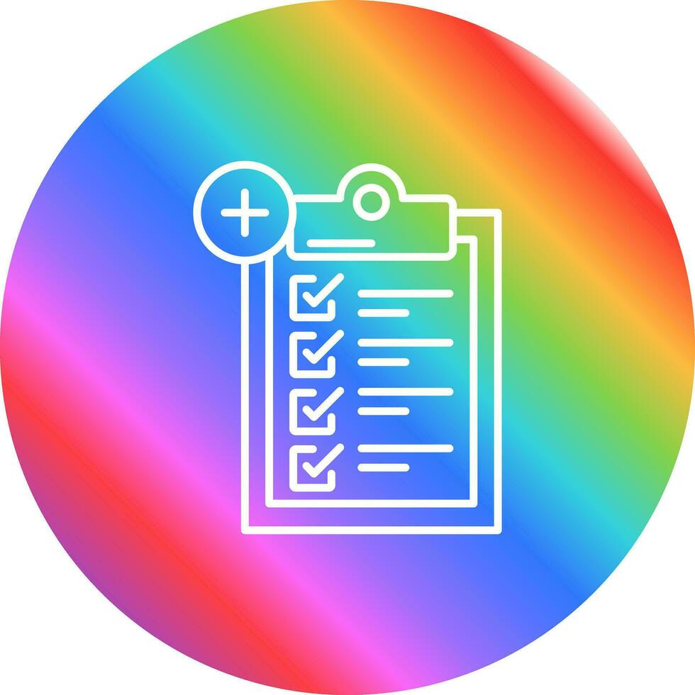 nuevo icono de vector de tarea