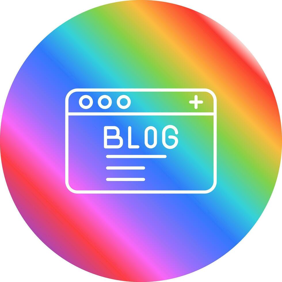 Blog Vector Icon