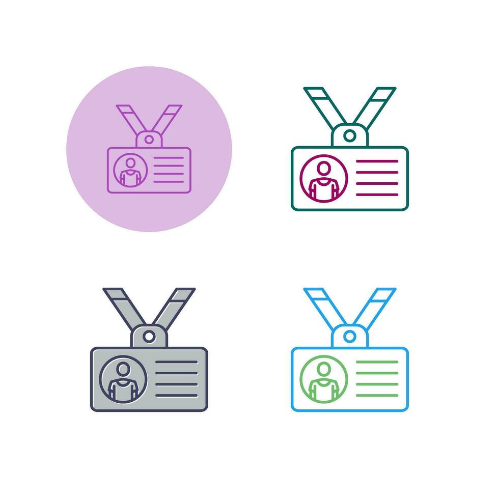 Id card Vector Icon