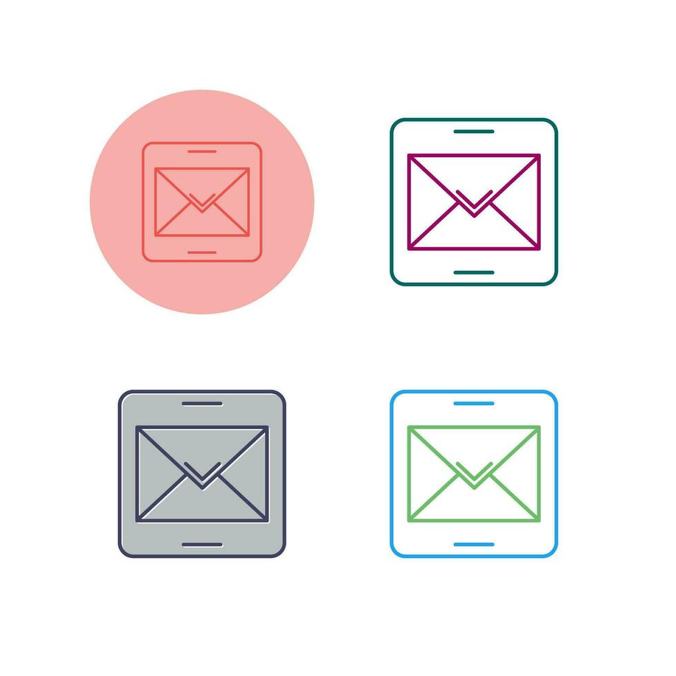 icono de vector de correo