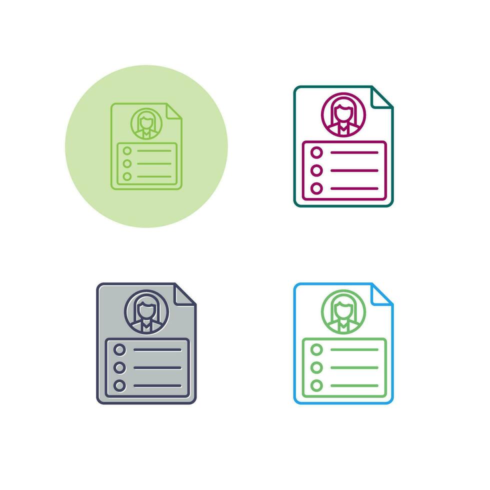 Portfolio Vector Icon