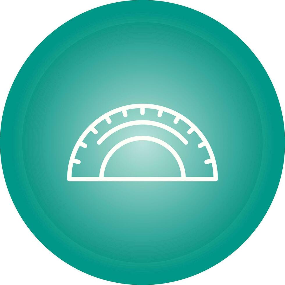 Protractor Vector Icon