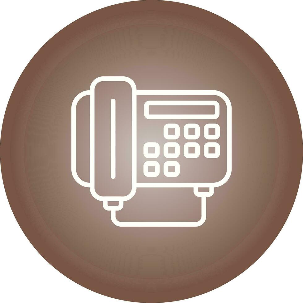 Fax Machine Vector Icon