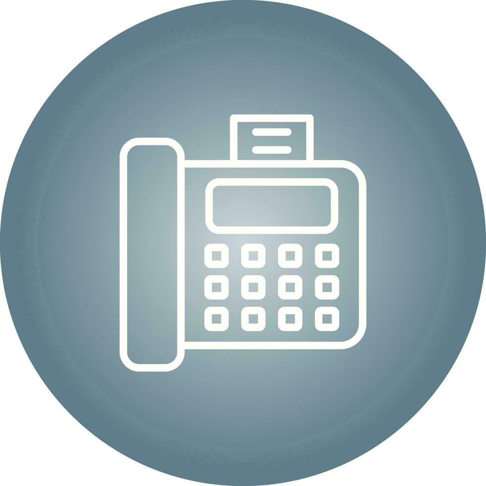 Fax Machine Vector Icon