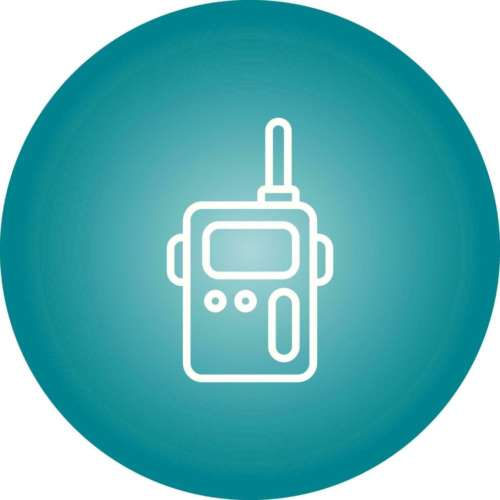 Emergency radio Vector Icon