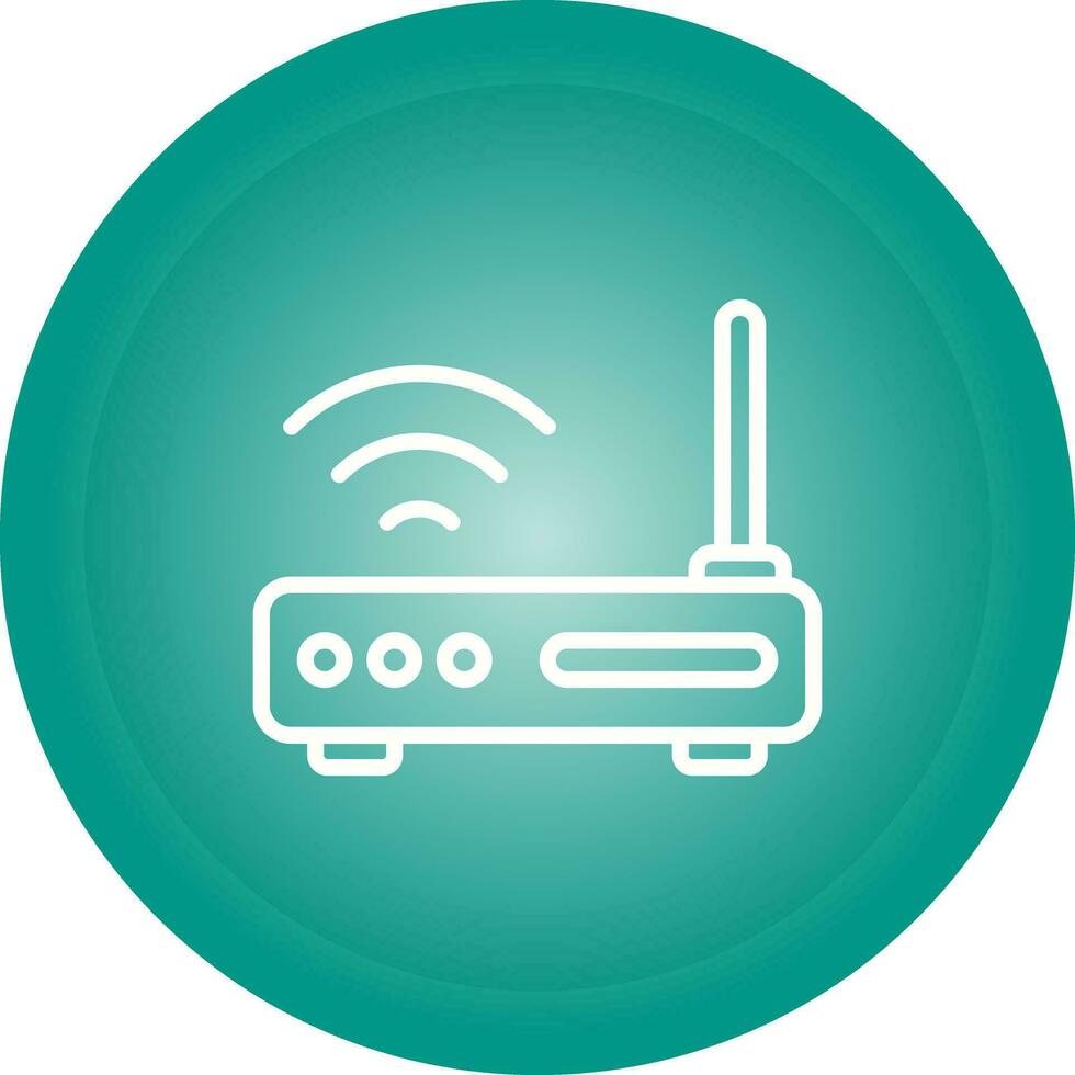Wi-Fi Router Vector Icon