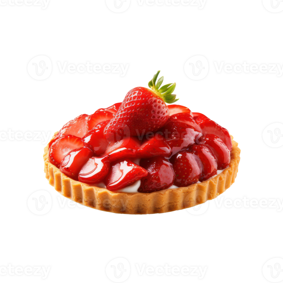 Tart with berries isolated png