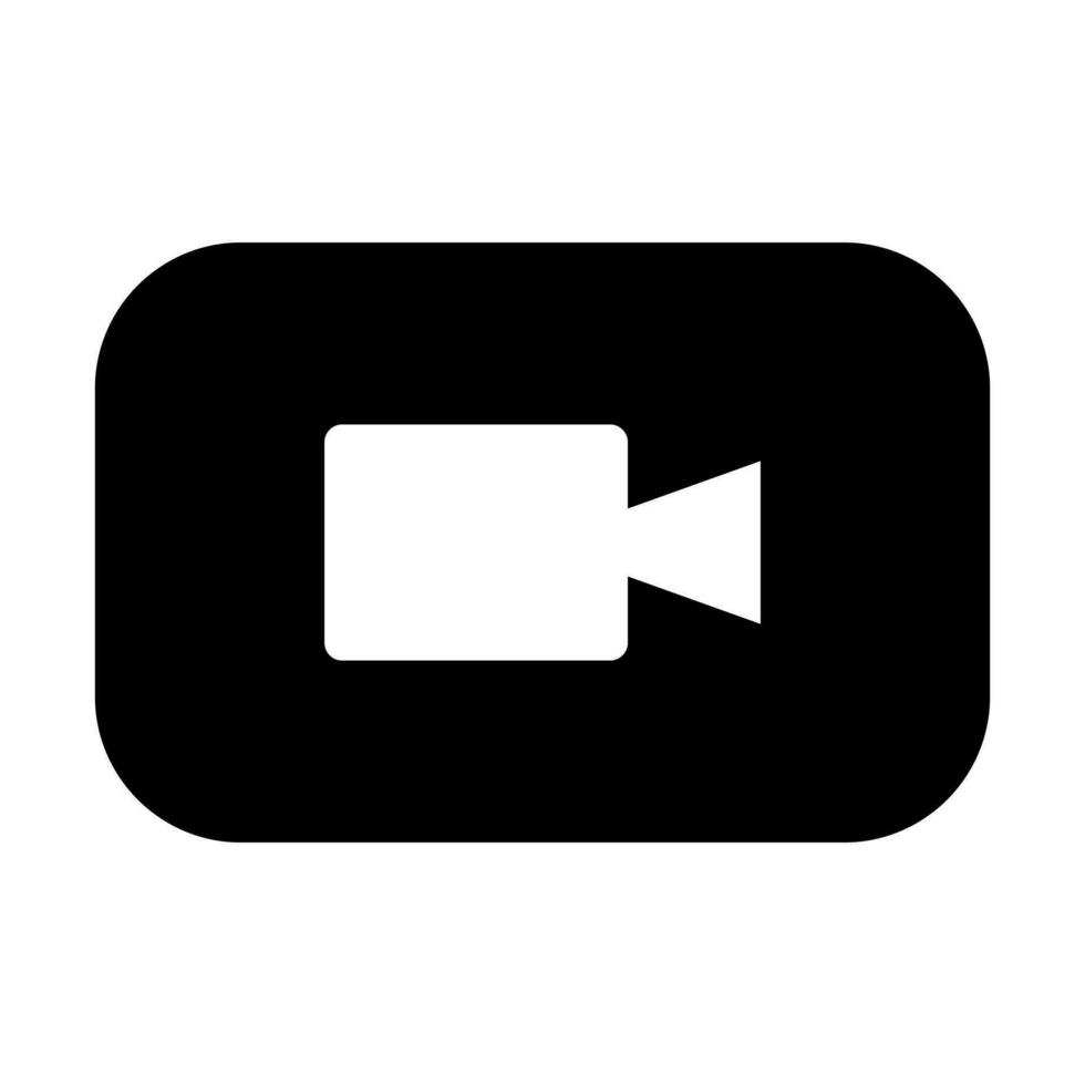 Screen Recorder Icon Vector Illustration. isolated on white background